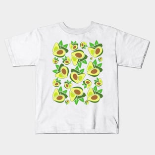 Avocado Pattern / Aguacates Kids T-Shirt